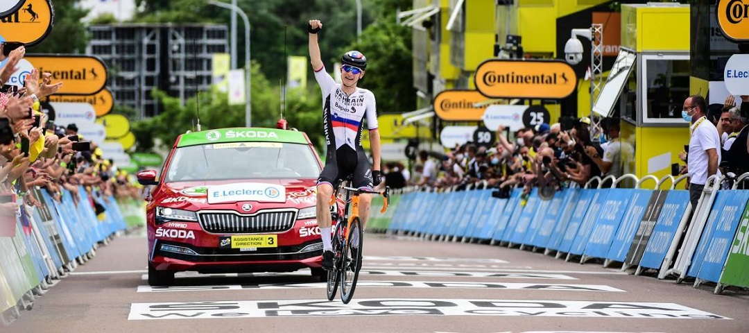 Tour de France 2021# 7 : Van Der Poel et Van Aert  l'attaque / Bonnamour 6me 