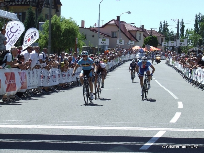 Europe Route / Route Espoirs Hommes : De Bie titr / Alaphilippe 4e 