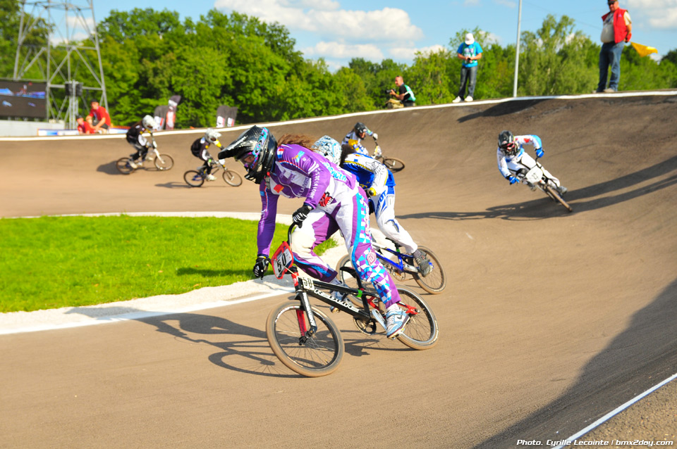 Championnat de France BMX  Mandeure (25) : Le Corguill 3e, Delaporte 1er 