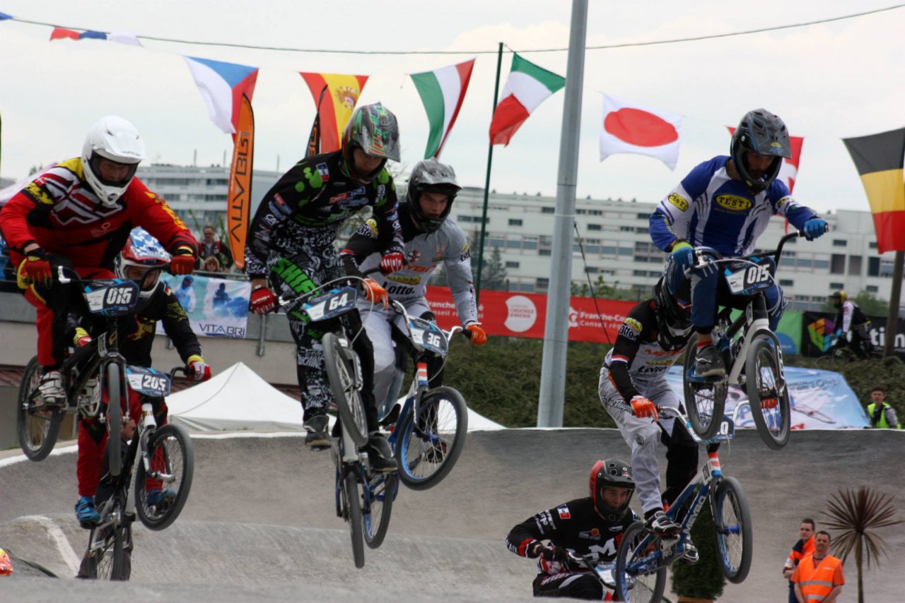 Resultats des pilotes du BMX Tregueux Cotes d'Armor  la manche europenne de Besanon