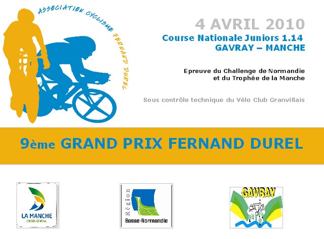 Le Grand Prix Fernand Durel pour Alexis Carlin (VC Saint-L Pont Hbert)