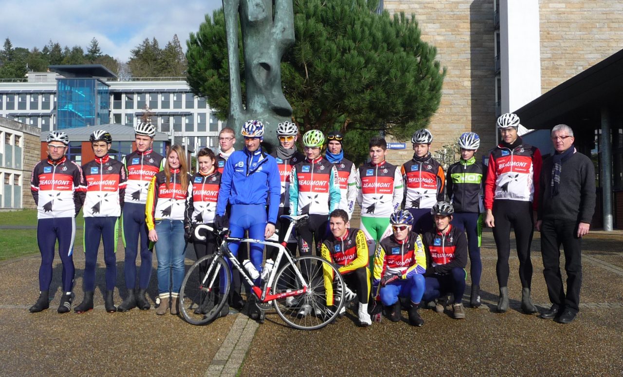 Benot Vaugrenad en visite au lyce Beaumont 