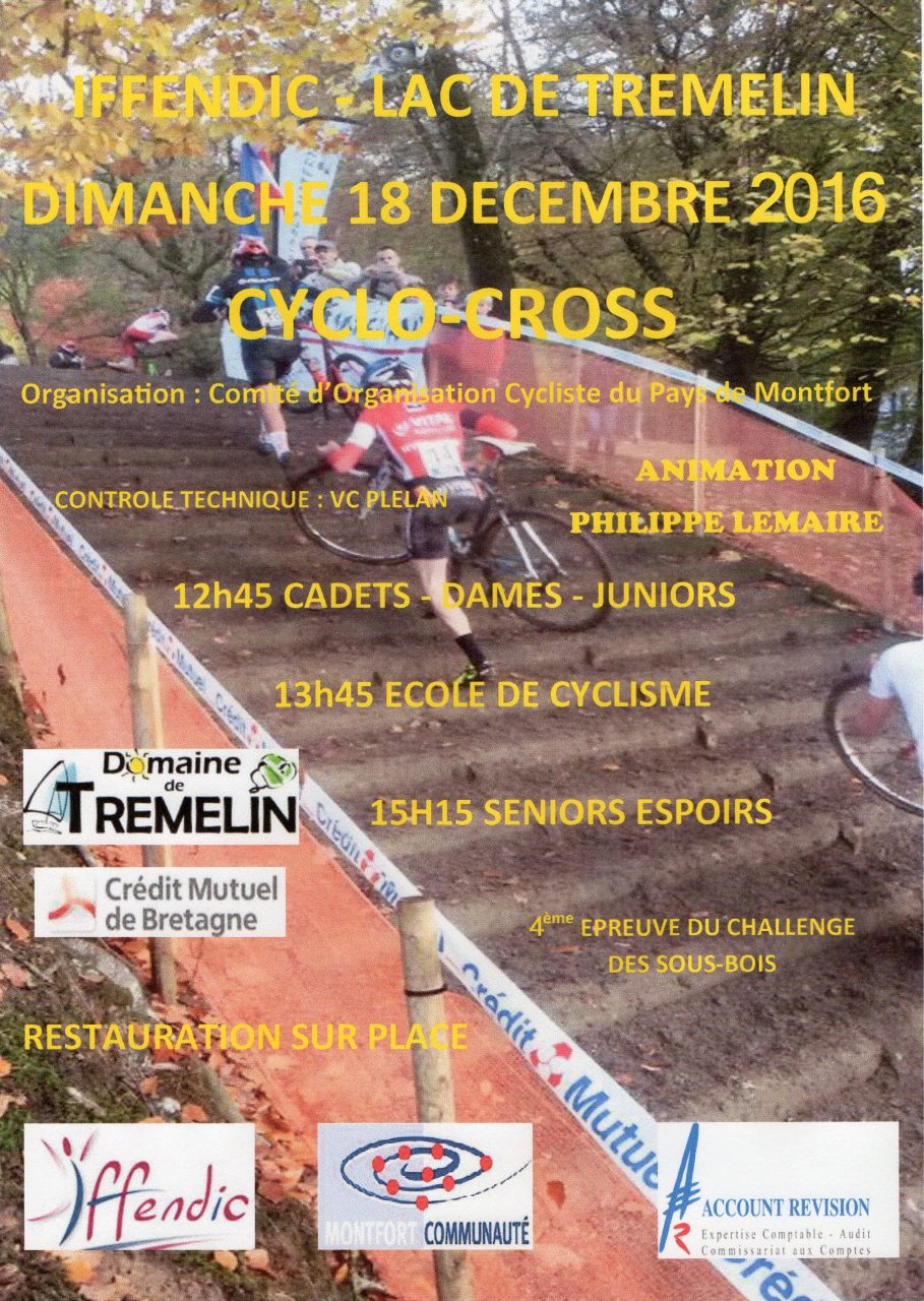 Iffendic (35): 4e manche du challenge des sous-bois de cyclo-cross