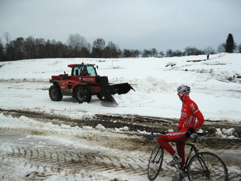 Le trac de Tabor sous la neige ! 