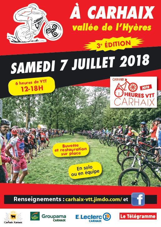 6 heures VTT Carhaix, ce samedi 7 juillet