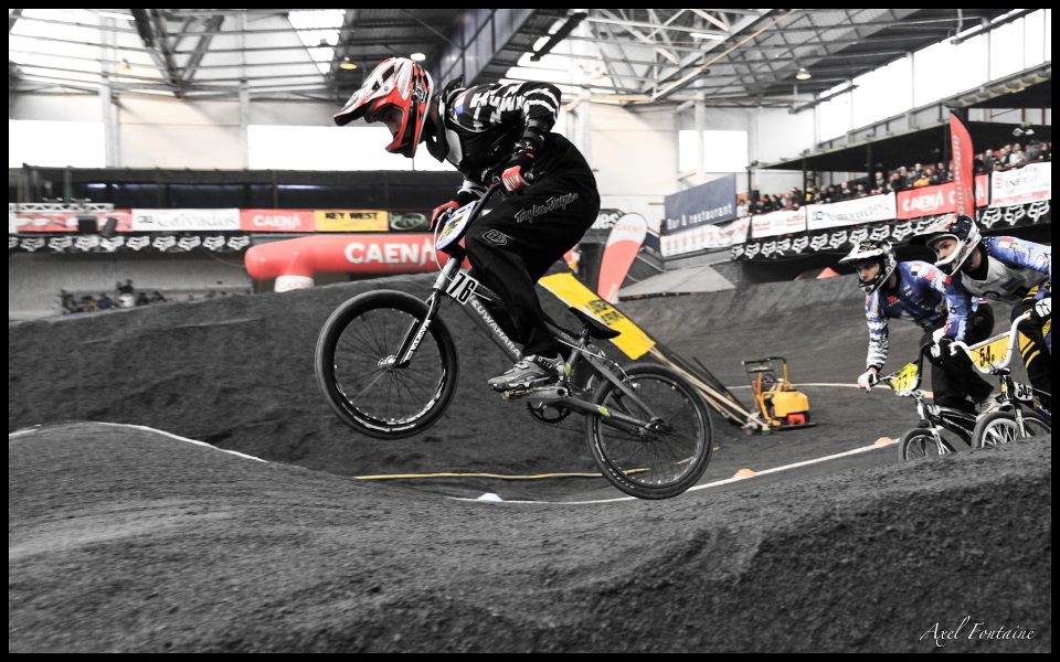 BMX : Delporte sur sa lance  Besanon 