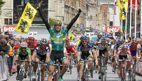 Tour de Belgique : Gilbert prend le maillot