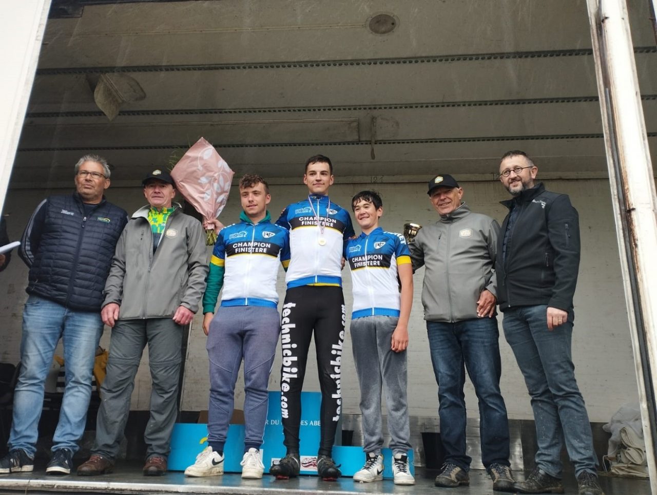 Championnats du Finistre de l'Avenir au Drennec: Guguen, Laruelle et Prenns