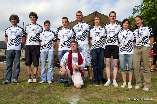 En diffre du Championnat de Bretagne X-Country de Loprec 