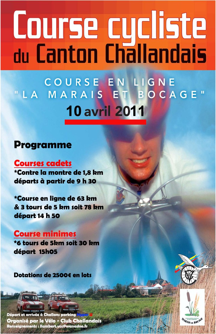 7me dition de la Marais et Bocage cadets le 10 avril 