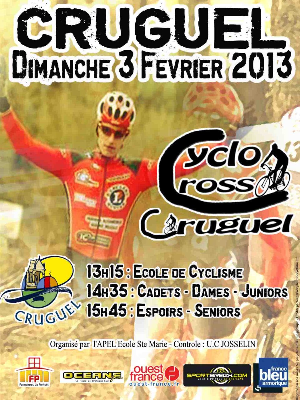 Le cyclo-cross de Cruguel  l'affiche