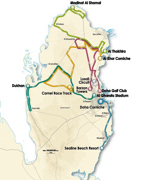 Tour du Qatar 2012 : les quipes