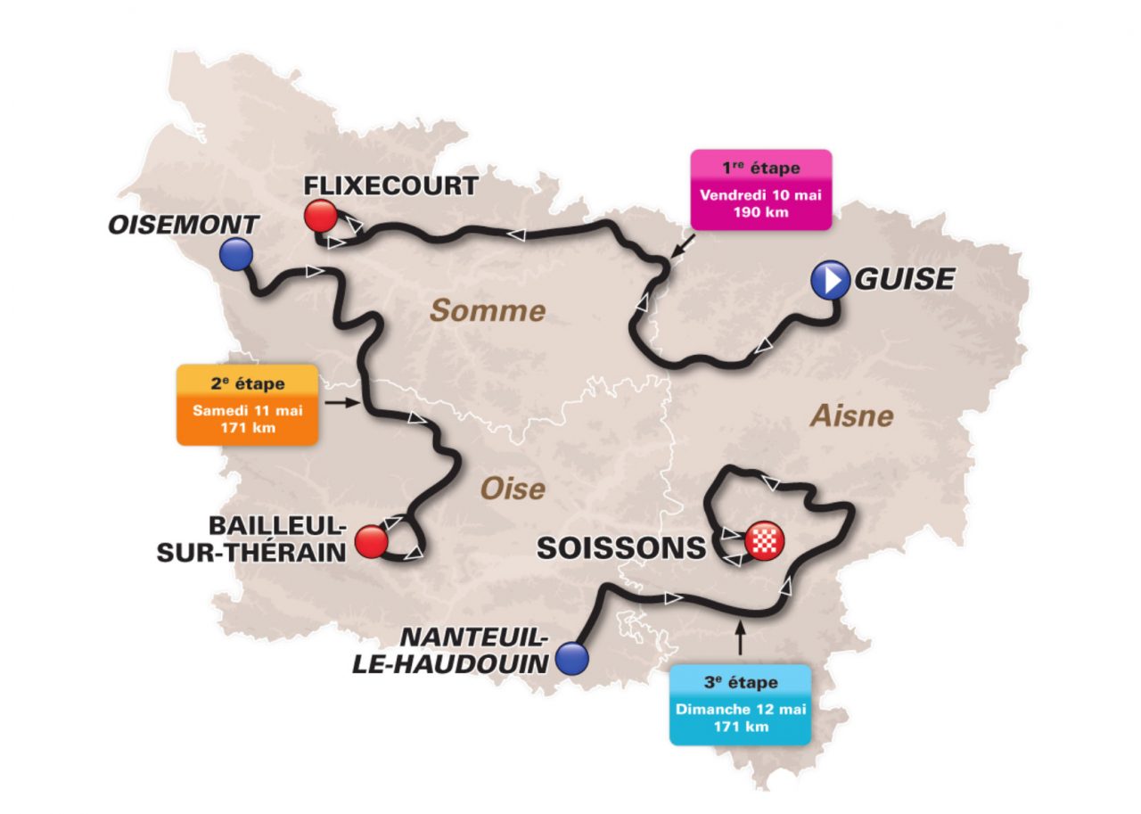 Tour de Picardie : les partants  