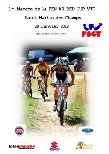 VTT: 1re manche Pen Ar Bed Cup  Dimanche 29 Janvier.