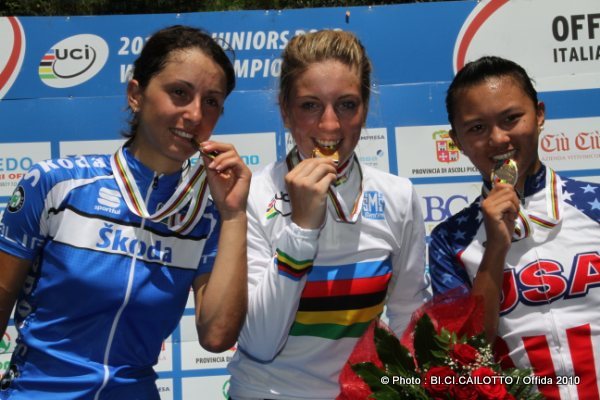 Pauline Ferrand Prvot championne du Monde Juniors  Offida 