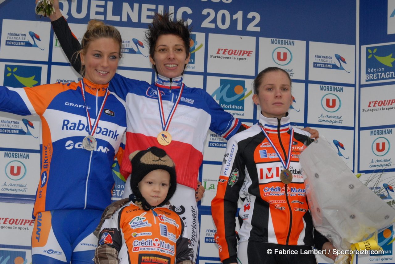 Championnat de France dames de cyclo-cross  Quelneuc - Dimanche 8 janvier 2012