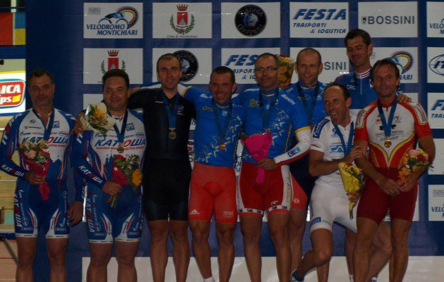 Championnat d'Europe Masters piste  Montichiari (Italie) : Caporossi en or dans le sprint par quipes