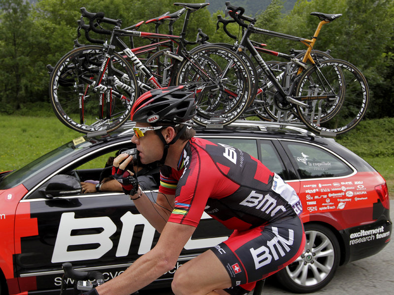 Tour de France avec BMC Racing Team : Evans Toujours Combatif; Gilbert Termine Huitime