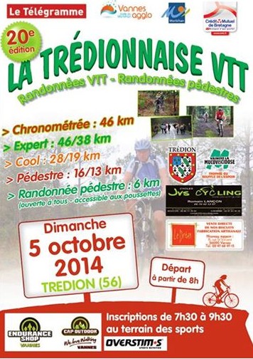 20me Trdionnaise VTT Dimanche 5 octobre 