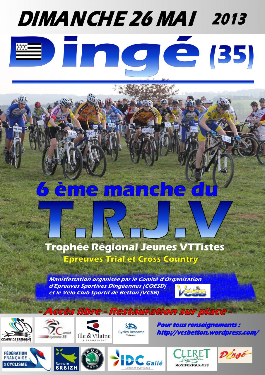 TRJV VTT # 6  Ding (35) dimanche : les infos 