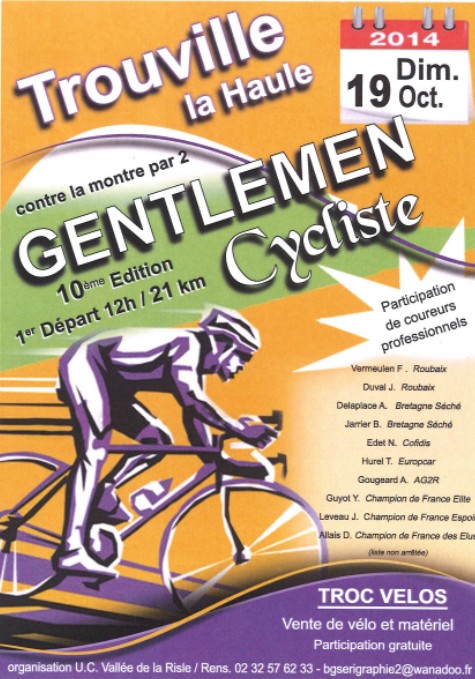 Gentlemen de Trouville-la-Haule (27) le 19 octobre 