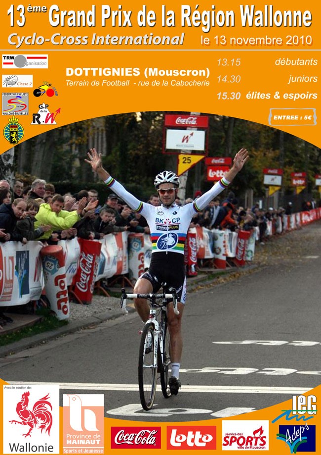 Grand Prix de Dottignies (Belgique) : Mourey gagne, Boulo 15e