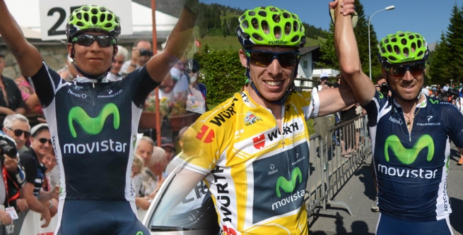 Route du Sud : Nairo Quintana (Movistar) / Guillou plac