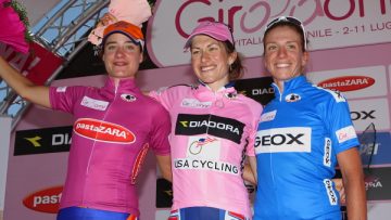 Tour d'Italie Fminin : Mara Abbott en Rose