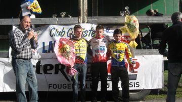 Cyclo-cross de Fougerolles-du-Plessis (53) : Vivier, Berron, Taburet et Guest