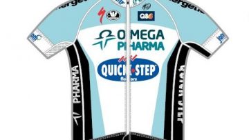 Les maillots de la formation Omega Pharma - Quick Step 