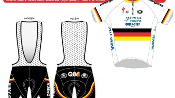 Les maillots de la formation Omega Pharma - Quick Step 