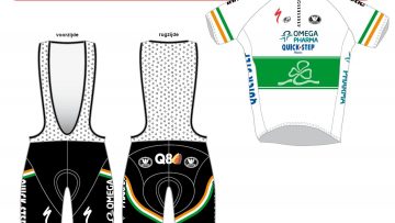 Les maillots de la formation Omega Pharma - Quick Step 