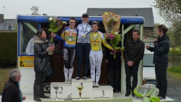 Championnat de Bretagne Dames  Sougal (35) : Cordon, Vinsot, Le Net et Laurance