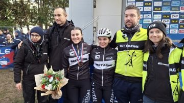 Championnats de France de cyclo-cross U 19 (H et F) : Deux podiums pour les Bretons