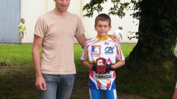 David Le Lay  la rencontre des jeunes champions du CC Uzel 