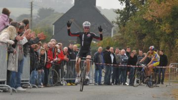 Cyclo-cross de Pluguffan (29) : Conan, Piriou, Carriou et Le Bris