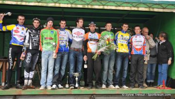 Cyclo-cross de Pluguffan (29) : Conan, Piriou, Carriou et Le Bris