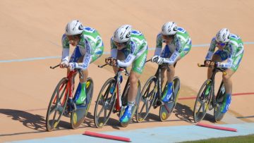 France Piste : les juniors Bretons en finale de la poursuite par quipes  