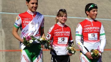 Challenge 35 piste  Fougres : les podiums 