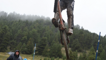 Finale de la Coupe de France de VTT DH : Laly plac