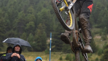 Finale de la Coupe de France de VTT DH : Laly plac