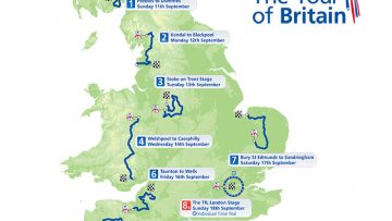 16 quipes retenues sur le Tour de Grande Bretagne 