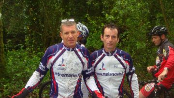 L’quipe Marine de VTT en prparation  la B.A.N de Landivisiau