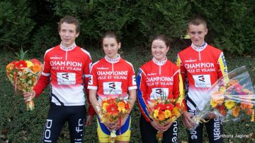 Championnats d'Ille et Vilaine cyclo-cross  Panc : les classements 