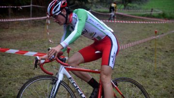 Cyclo-Cross de Ploemel "Man Bogad" (56) : Daniel devant Le Boudec