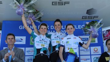 GP Plumelec  Dames : Longo Borghini et Cordon main dans la main