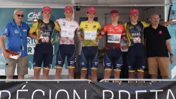La Sportbreizh U19 UCI 2026. Jop Van Den Biggelaar, le jaune lui va si bien