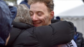 Championnats de France de cyclo-cross (U23 H) - Romain Debord devant les D�cathlon CGA CGM
