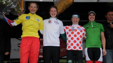 Tour de Bretagne Fminin : Shaw sous la pluie  Saint-Men le Grand  