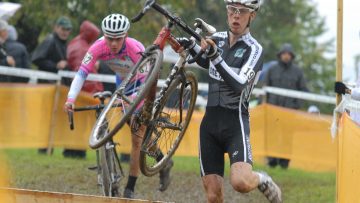 Gesbert au pied du podium  Saverne